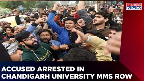 chandigarh mms|Chandigarh University MMS scandal: Massive protest breaks out。